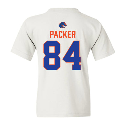 Boise State - NCAA Football : Gavin Packer - 3-Peat Conference Champs Youth T-Shirt-1