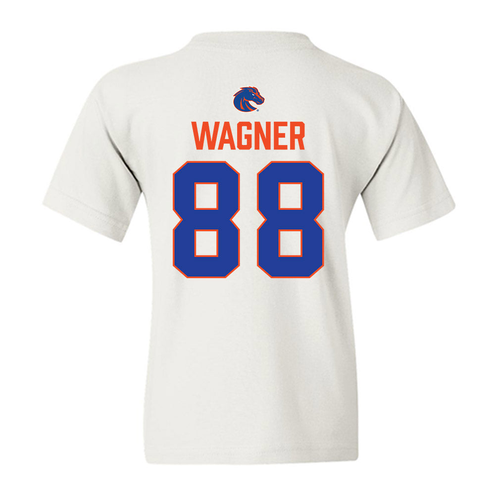 Boise State - NCAA Football : Matt Wagner - 3-Peat Conference Champs Youth T-Shirt-1