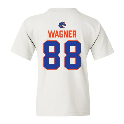 Boise State - NCAA Football : Matt Wagner - 3-Peat Conference Champs Youth T-Shirt-1