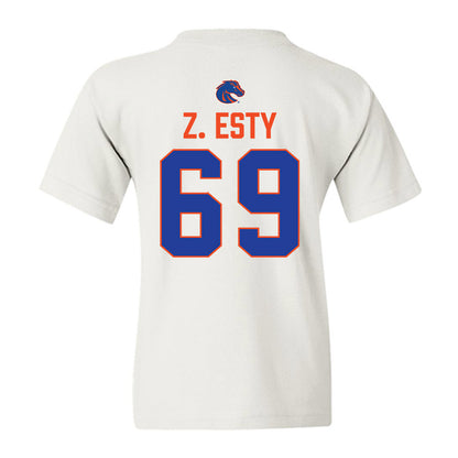 Boise State - NCAA Football : Zander Z. Esty - 3-Peat Conference Champs Youth T-Shirt-1