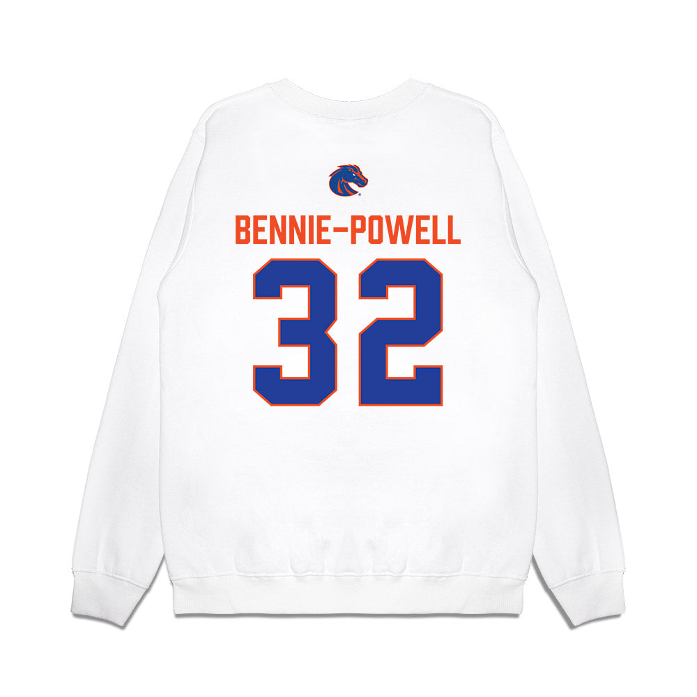 Boise State - NCAA Football : Taebron Bennie-Powell - 3-Peat Conference Champs Premium Crewneck Sweatshirt-1