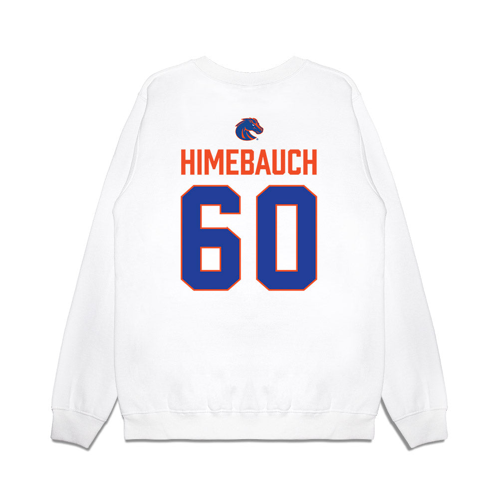 Boise State - NCAA Football : Tyler Himebauch - 3-Peat Conference Champs Premium Crewneck Sweatshirt-1