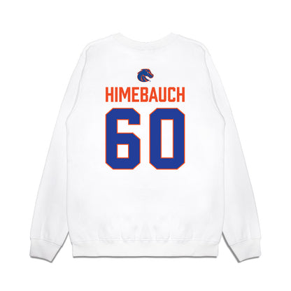 Boise State - NCAA Football : Tyler Himebauch - 3-Peat Conference Champs Premium Crewneck Sweatshirt-1