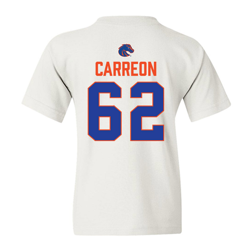 Boise State - NCAA Football : Rogelio Carreon - 3-Peat Conference Champs Youth T-Shirt-1