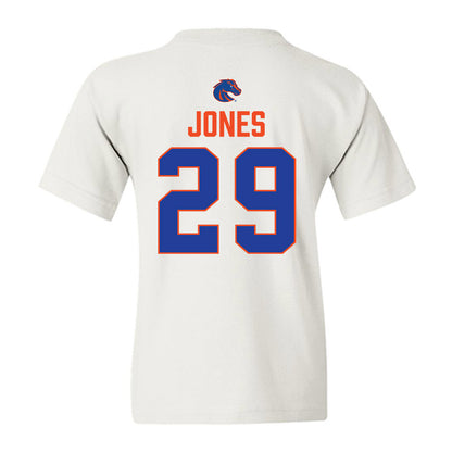 Boise State - NCAA Football : AJ Jones - 3-Peat Conference Champs Youth T-Shirt-1