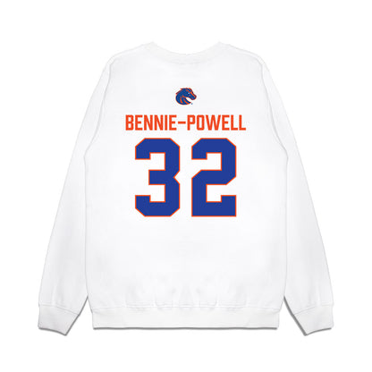 Boise State - NCAA Football : Taebron Bennie-Powell - 3-Peat Conference Champs Premium Crewneck Sweatshirt-1