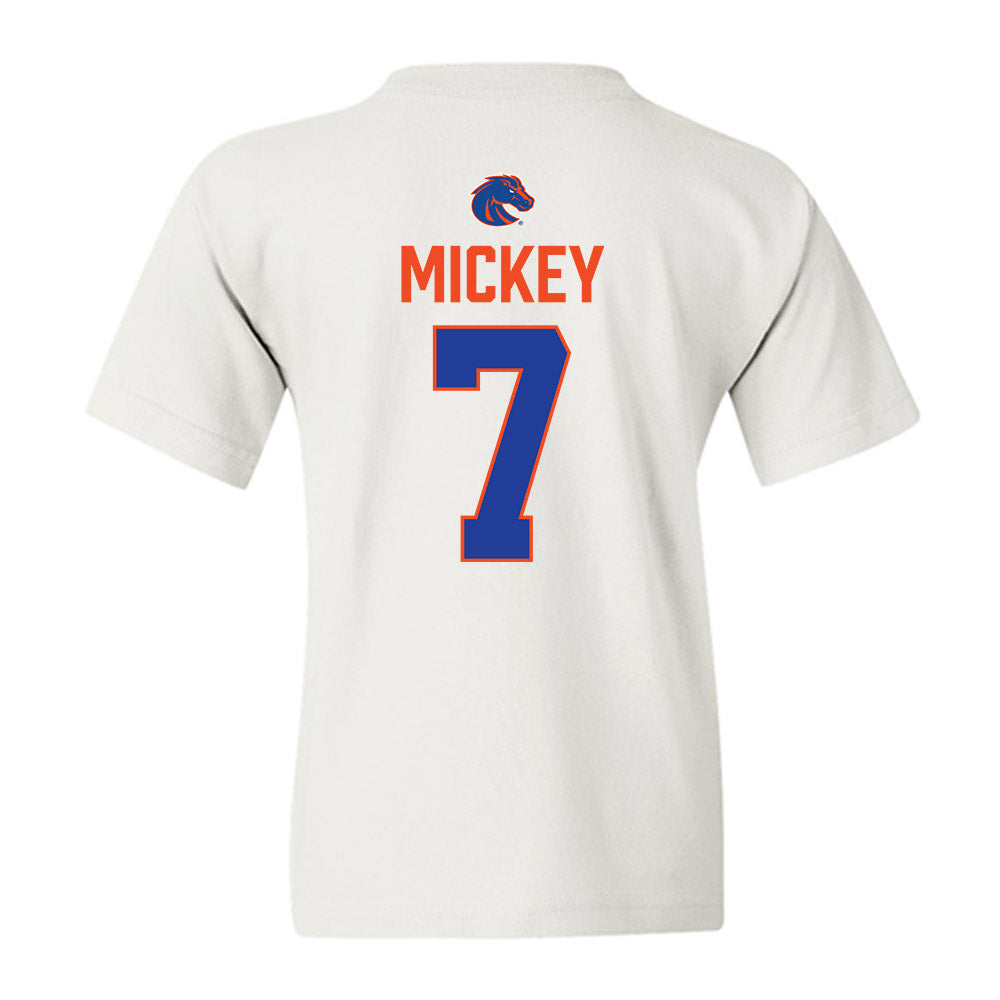 Boise State - NCAA Football : Jaden Mickey - 3-Peat Conference Champs Youth T-Shirt-1