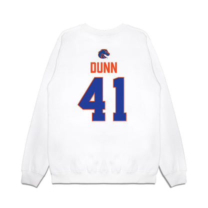 Boise State - NCAA Football : Rocky Dunn - 3-Peat Conference Champs Premium Crewneck Sweatshirt-1