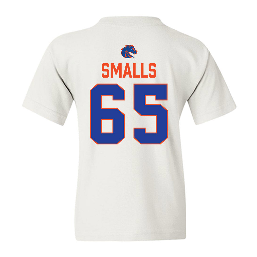 Boise State - NCAA Football : Hakeim Smalls - 3-Peat Conference Champs Youth T-Shirt-1