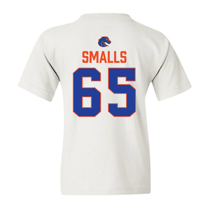Boise State - NCAA Football : Hakeim Smalls - 3-Peat Conference Champs Youth T-Shirt-1