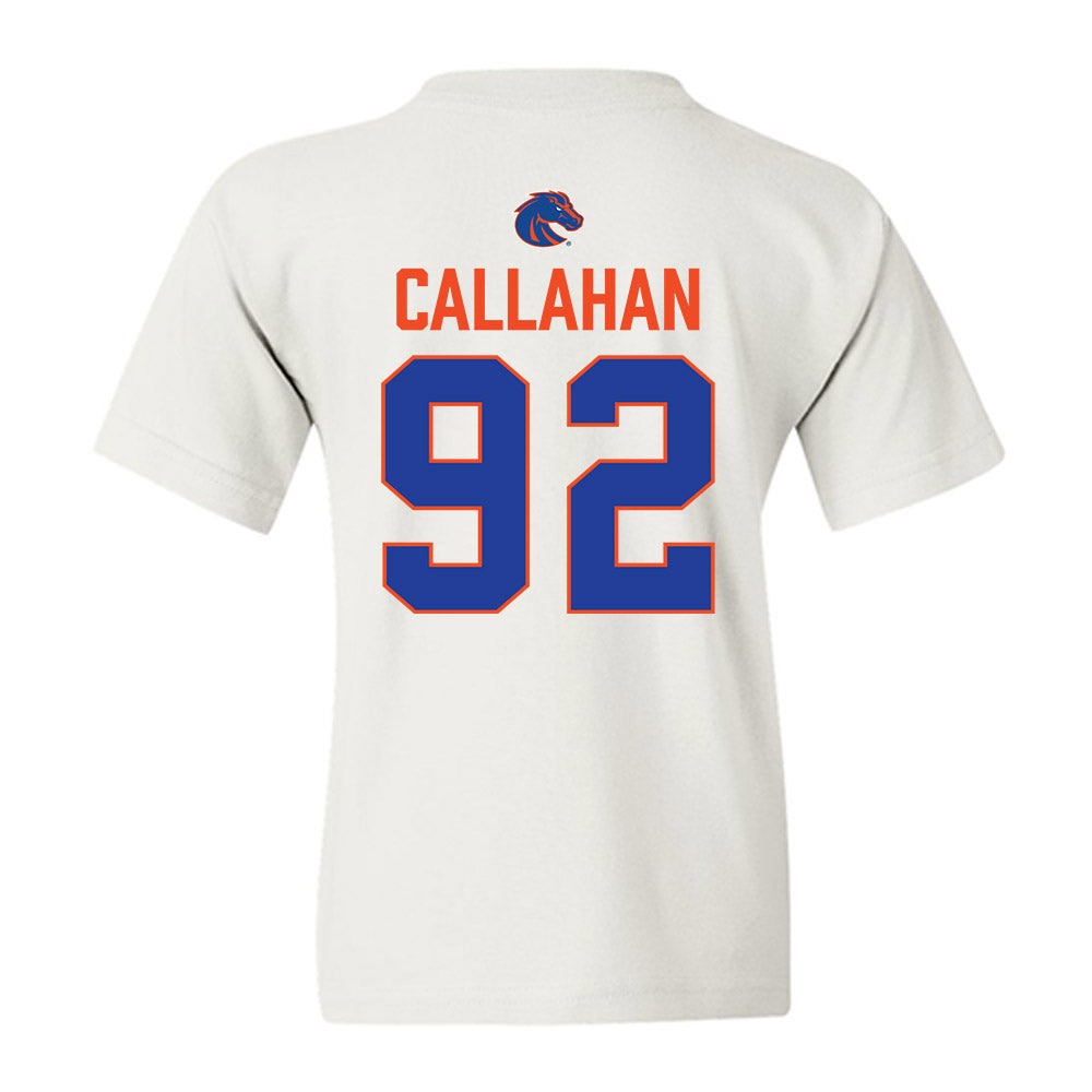 Boise State - NCAA Football : Michael Callahan - 3-Peat Conference Champs Youth T-Shirt-1