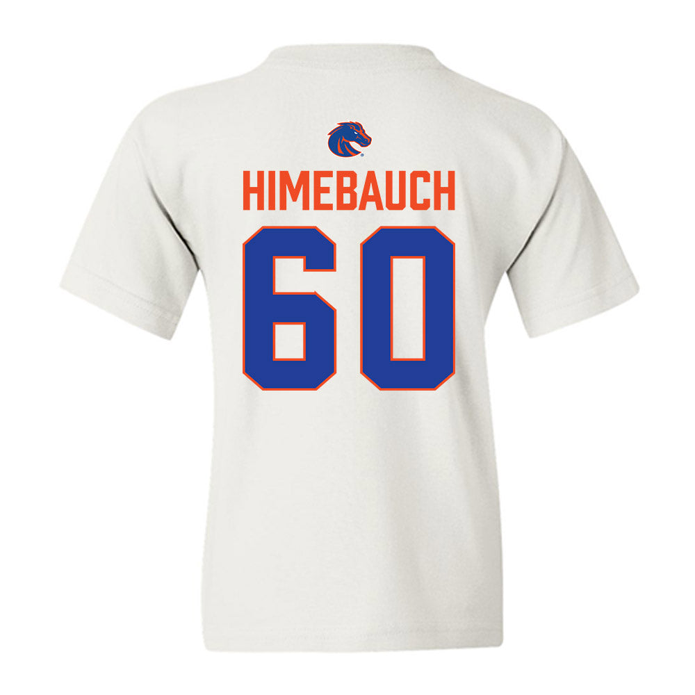 Boise State - NCAA Football : Tyler Himebauch - 3-Peat Conference Champs Youth T-Shirt-1