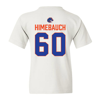 Boise State - NCAA Football : Tyler Himebauch - 3-Peat Conference Champs Youth T-Shirt-1