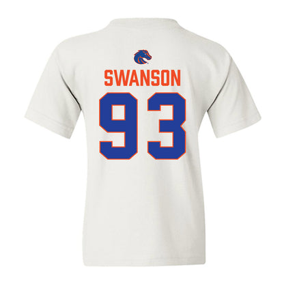 Boise State - NCAA Football : Ryder Swanson - 3-Peat Conference Champs Youth T-Shirt-1