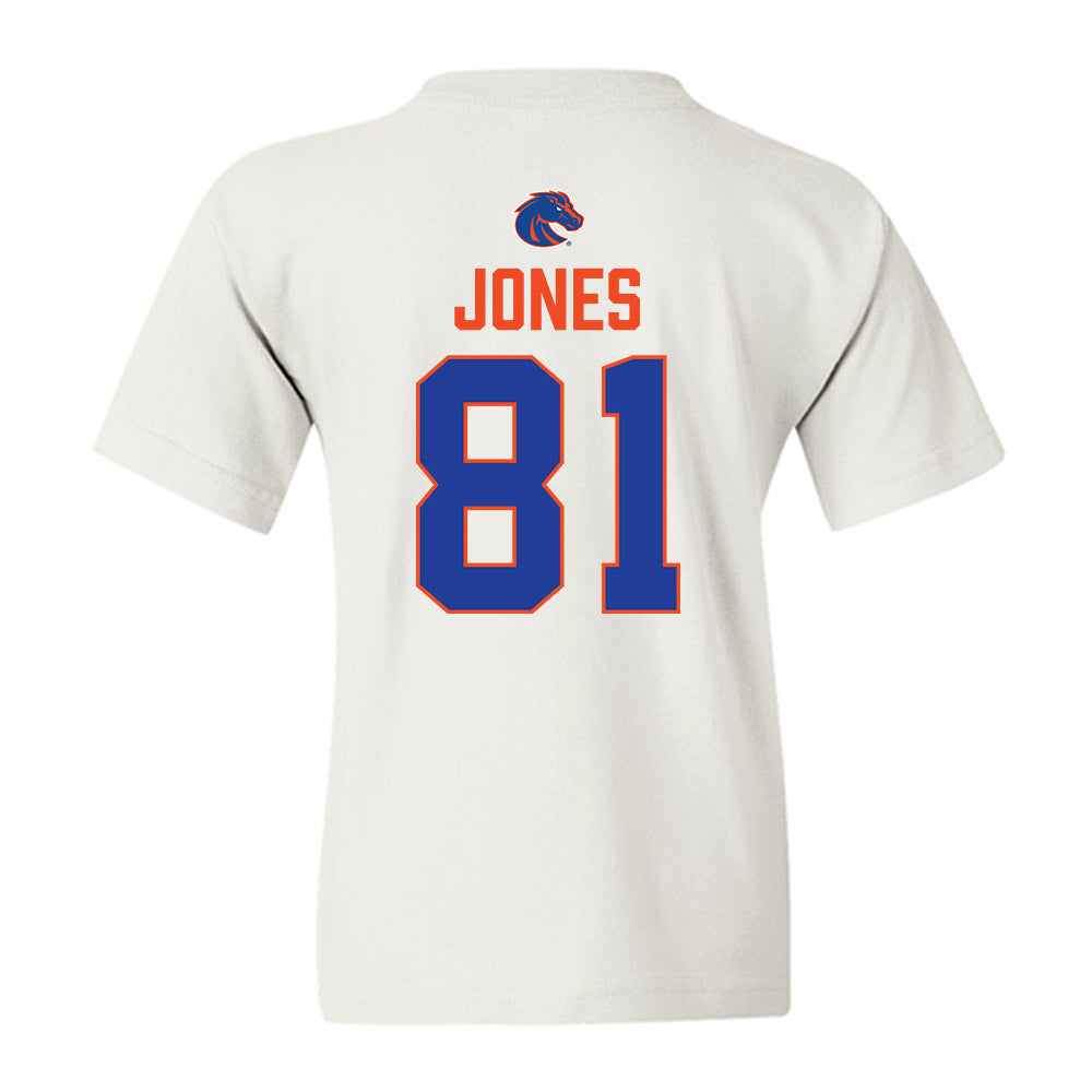 Boise State - NCAA Football : Kamryn Jones - 3-Peat Conference Champs Youth T-Shirt-1