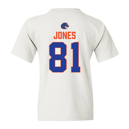 Boise State - NCAA Football : Kamryn Jones - 3-Peat Conference Champs Youth T-Shirt-1