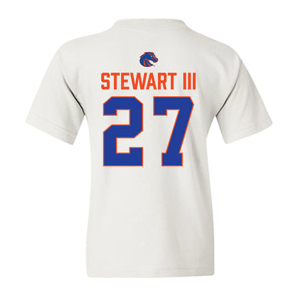 Boise State - NCAA Football : Harry Stewart III - 3-Peat Conference Champs Youth T-Shirt-1
