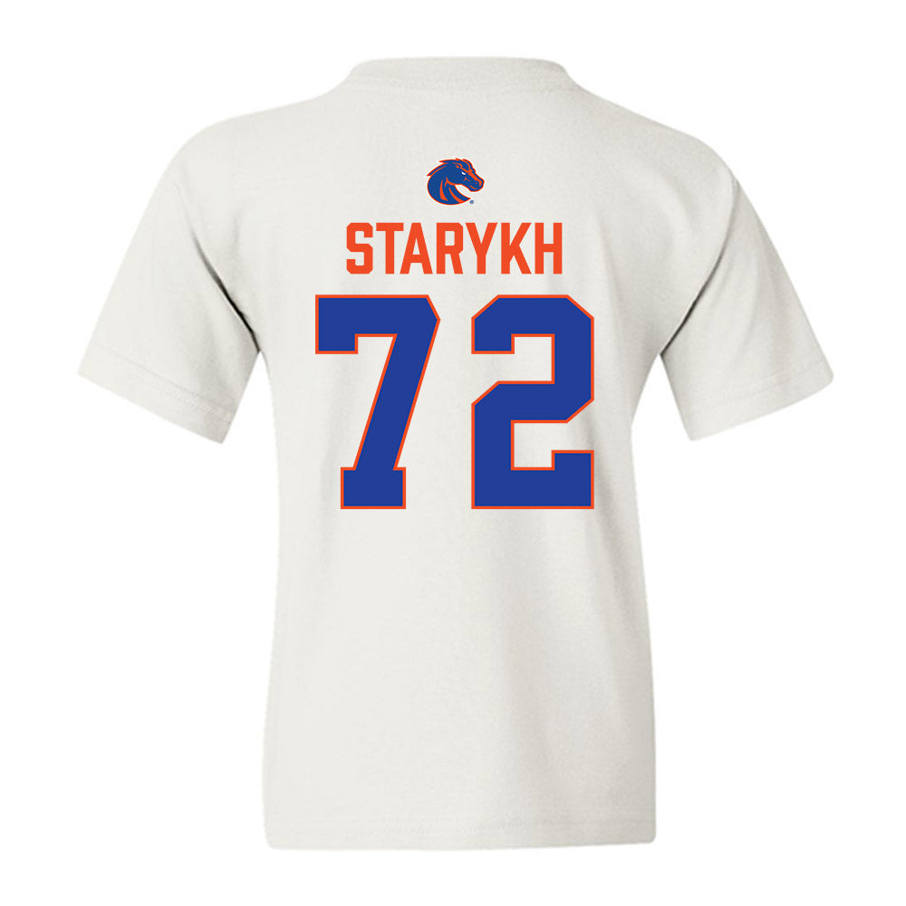 Boise State - NCAA Football : Daniil Starykh - 3-Peat Conference Champs Youth T-Shirt-1