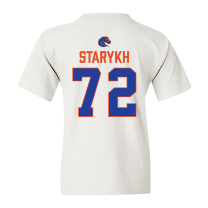 Boise State - NCAA Football : Daniil Starykh - 3-Peat Conference Champs Youth T-Shirt-1