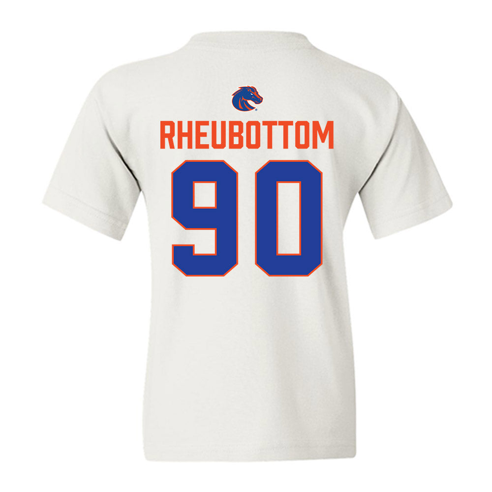 Boise State - NCAA Football : Drew Rheubottom - 3-Peat Conference Champs Youth T-Shirt-1