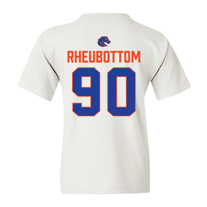 Boise State - NCAA Football : Drew Rheubottom - 3-Peat Conference Champs Youth T-Shirt-1