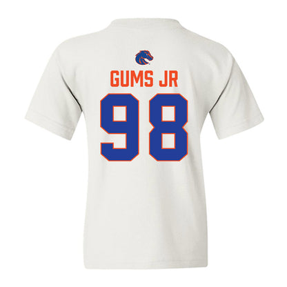 Boise State - NCAA Football : Herbert Gums Jr - 3-Peat Conference Champs Youth T-Shirt-1