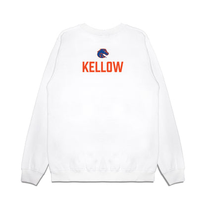 Boise State - NCAA Football : Caden Kellow - 3-Peat Conference Champs Premium Crewneck Sweatshirt-1