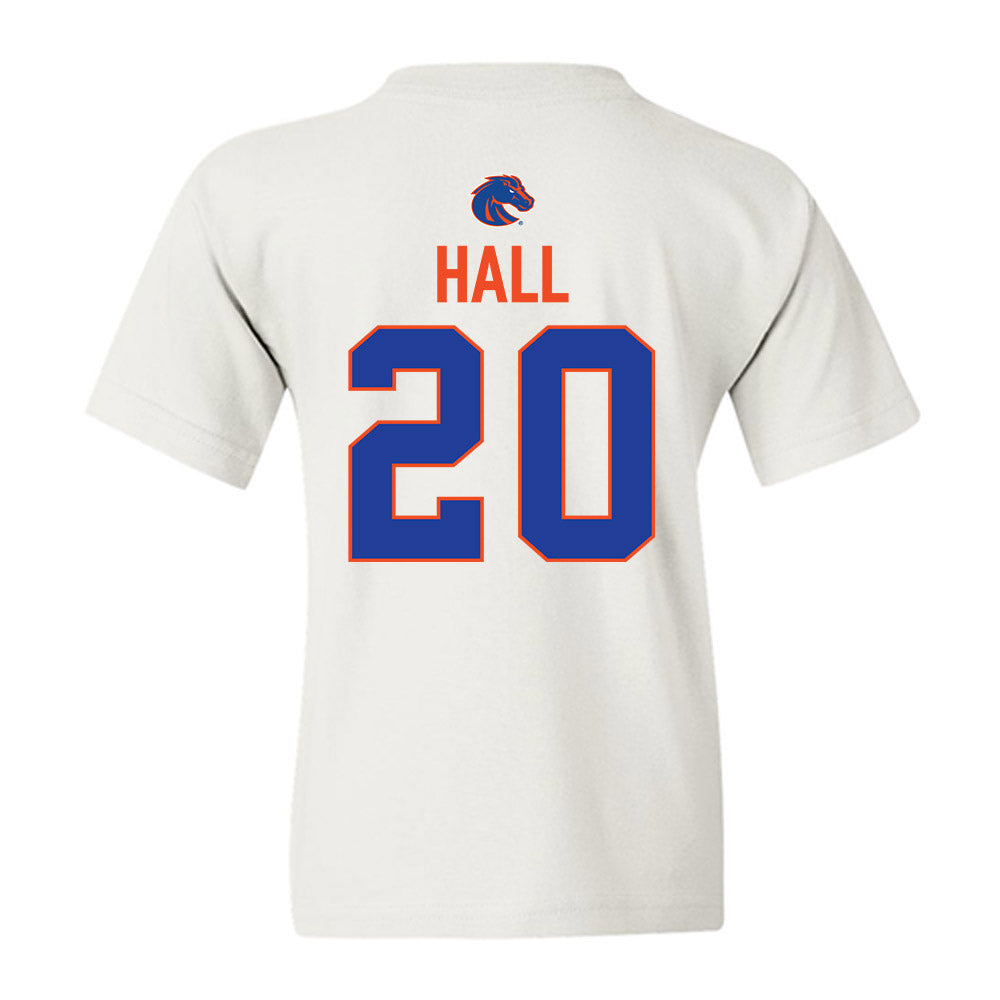 Boise State - NCAA Football : Kyle Hall - 3-Peat Conference Champs Youth T-Shirt-1