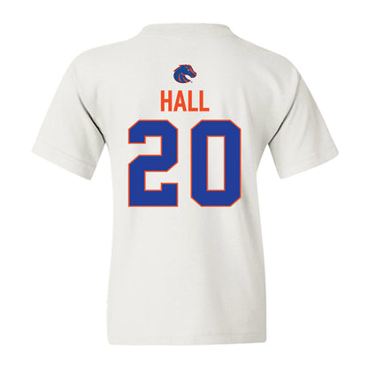Boise State - NCAA Football : Kyle Hall - 3-Peat Conference Champs Youth T-Shirt-1