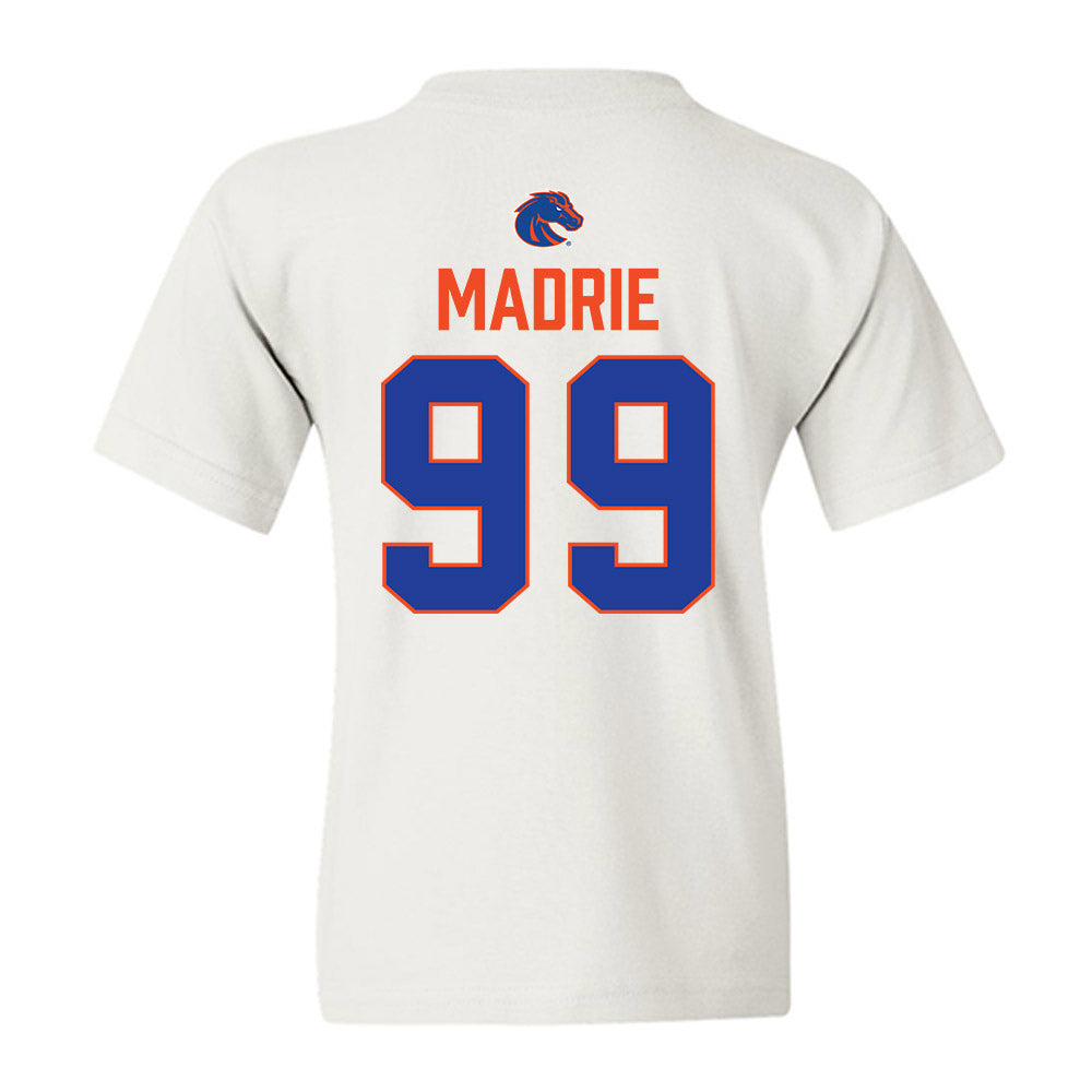 Boise State - NCAA Football : Michael Madrie - 3-Peat Conference Champs Youth T-Shirt-1