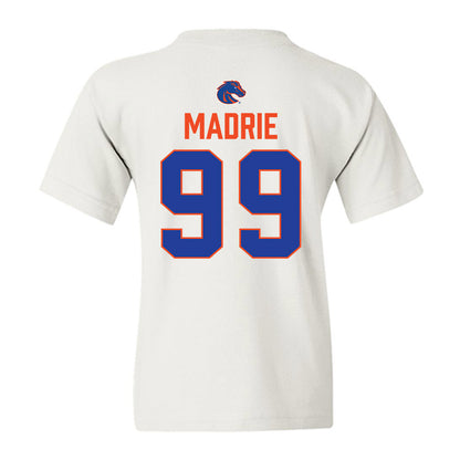 Boise State - NCAA Football : Michael Madrie - 3-Peat Conference Champs Youth T-Shirt-1