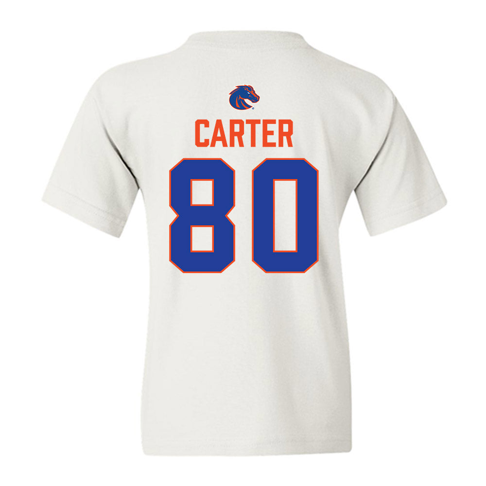 Boise State - NCAA Football : Romeo Carter - 3-Peat Conference Champs Youth T-Shirt-1