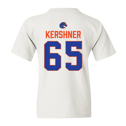 Boise State - NCAA Football : Ashton Kershner - 3-Peat Conference Champs Youth T-Shirt-1
