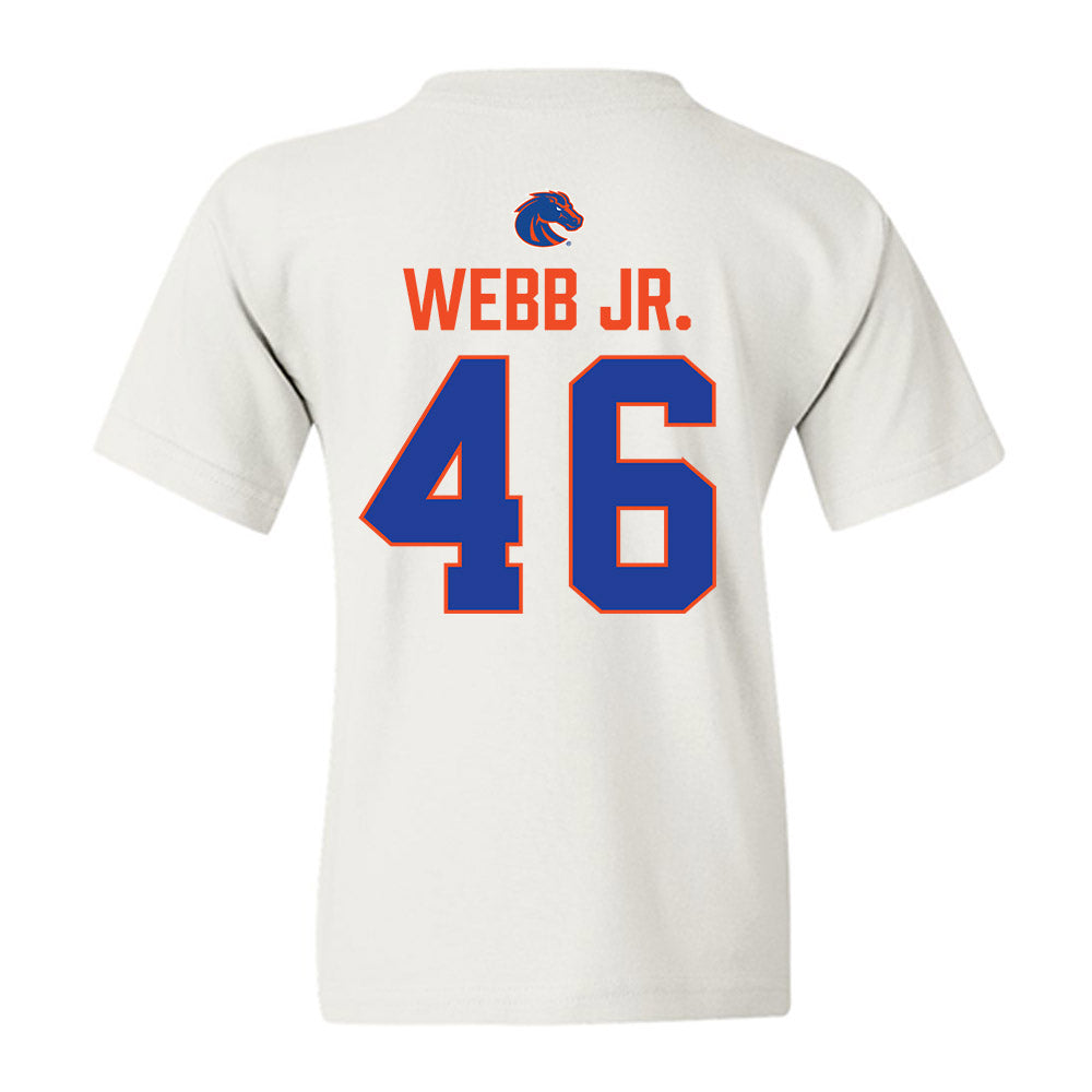 Boise State - NCAA Football : Corey Webb Jr. - 3-Peat Conference Champs Youth T-Shirt-1