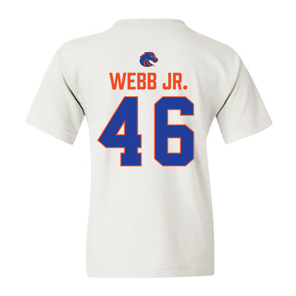 Boise State - NCAA Football : Corey Webb Jr. - 3-Peat Conference Champs Youth T-Shirt-1