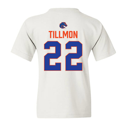 Boise State - NCAA Football : Roman Tillmon - 3-Peat Conference Champs Youth T-Shirt-1
