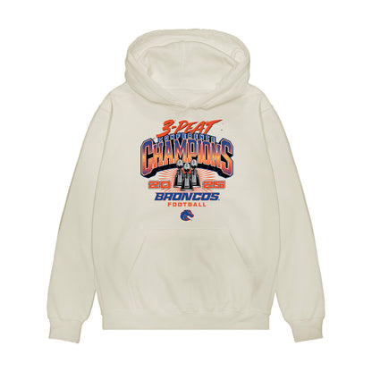 Boise State - NCAA Football : Sherrod Smith - 3-Peat Conference Champs Premium Hooded Sweatshirt-0
