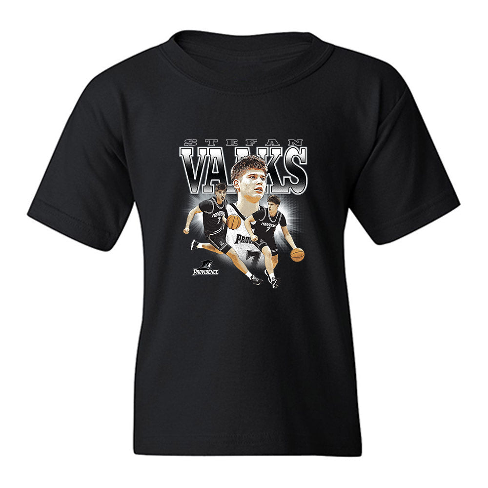Providence - NCAA Men's Basketball : Stefan Vaaks - Collage Youth T-Shirt-0