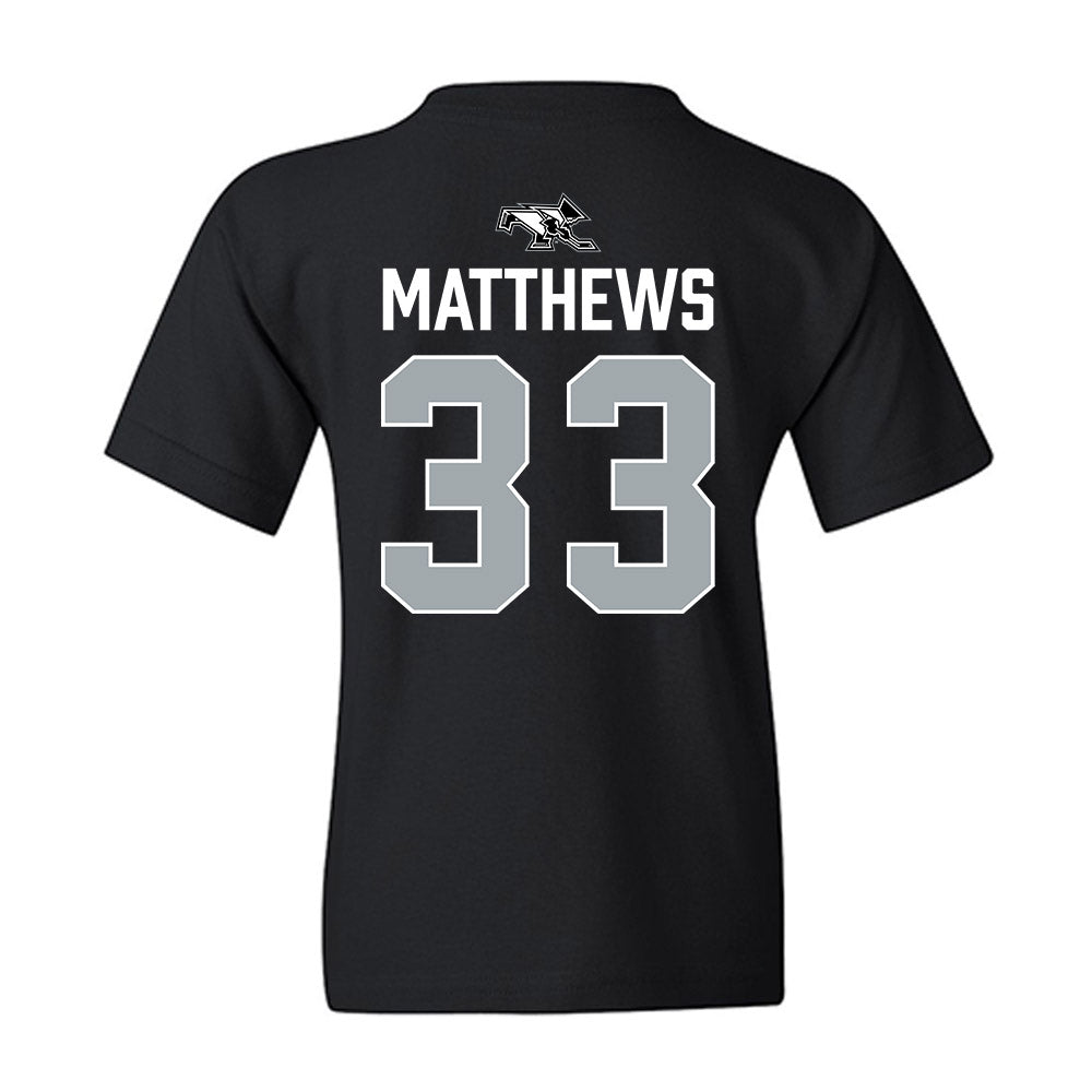 Providence - NCAA Men's Ice Hockey : Aaron Matthews - Vintage Shersey Youth T-Shirt-1