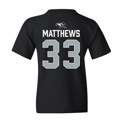 Providence - NCAA Men's Ice Hockey : Aaron Matthews - Vintage Shersey Youth T-Shirt-1