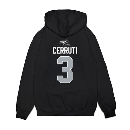 Providence - NCAA Women's Ice Hockey : Cali Cerruti - Vintage Shersey Premium Hooded Sweatshirt-1