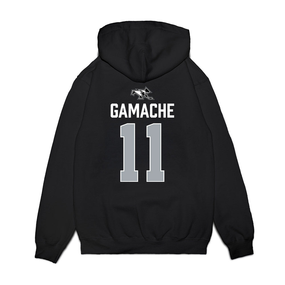 Providence - NCAA Men's Ice Hockey : Graham Gamache - Vintage Shersey Premium Hooded Sweatshirt-1