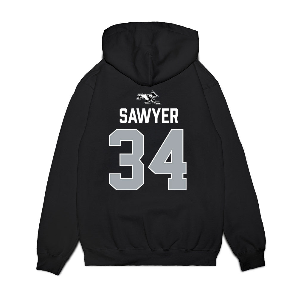 Providence - NCAA Men's Ice Hockey : Logan Sawyer - Vintage Shersey Premium Hooded Sweatshirt-1
