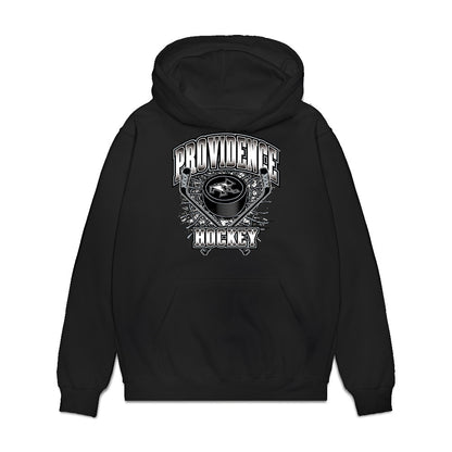 Providence - NCAA Men's Ice Hockey : John Mustard - Vintage Shersey Premium Hooded Sweatshirt-0