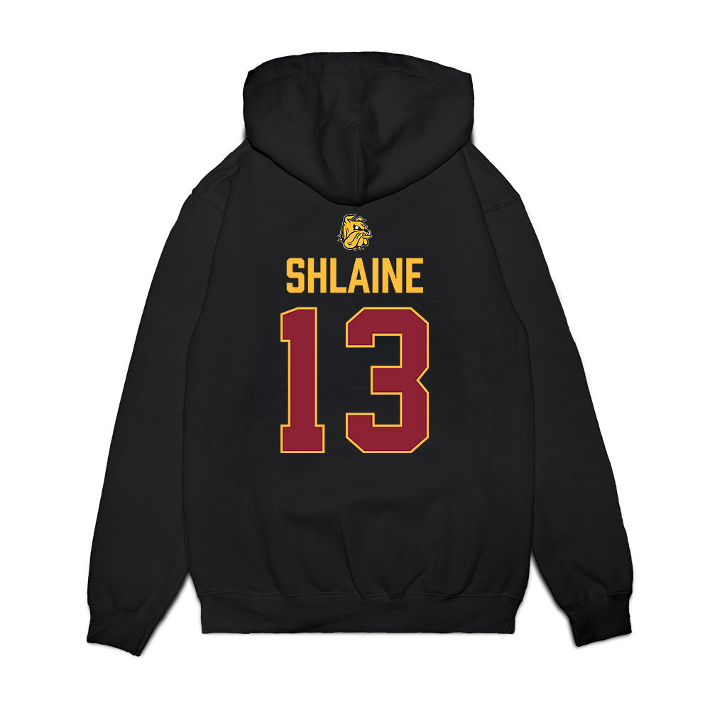 UMN Duluth - NCAA Men's Ice Hockey : Daniel Shlaine - Vintage Shersey Premium Hooded Sweatshirt-1