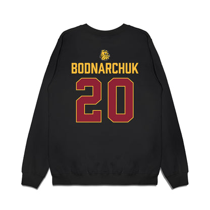 UMN Duluth - NCAA Men's Ice Hockey : Riley Bodnarchuk - Vintage Shersey Premium Crewneck Sweatshirt-1