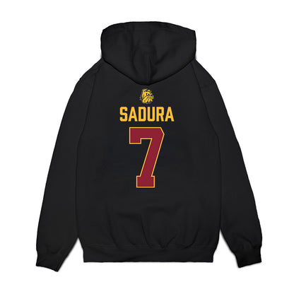 UMN Duluth - NCAA Women's Ice Hockey : Grace Sadura - Vintage Shersey Premium Hooded Sweatshirt-1