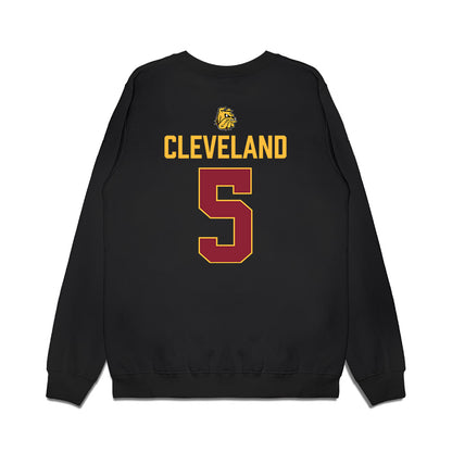 UMN Duluth - NCAA Men's Ice Hockey : Brady Cleveland - Vintage Shersey Premium Crewneck Sweatshirt-1