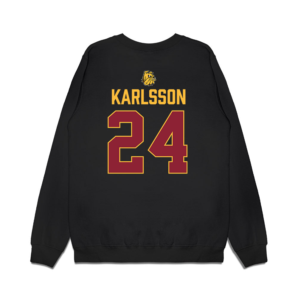 UMN Duluth - NCAA Women's Ice Hockey : Ida Karlsson - Vintage Shersey Premium Crewneck Sweatshirt-1