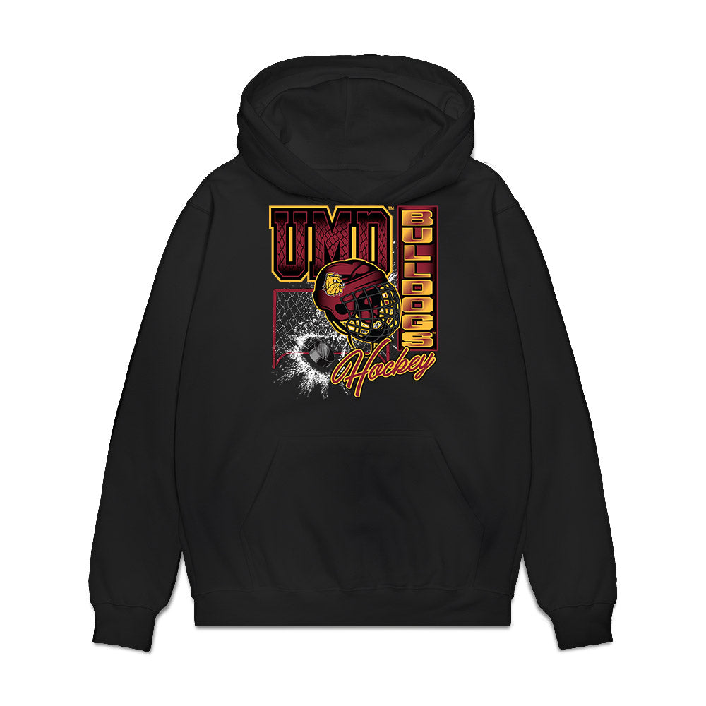 UMN Duluth - NCAA Women's Ice Hockey : Devyn Millwater - Vintage Shersey Premium Hooded Sweatshirt-0